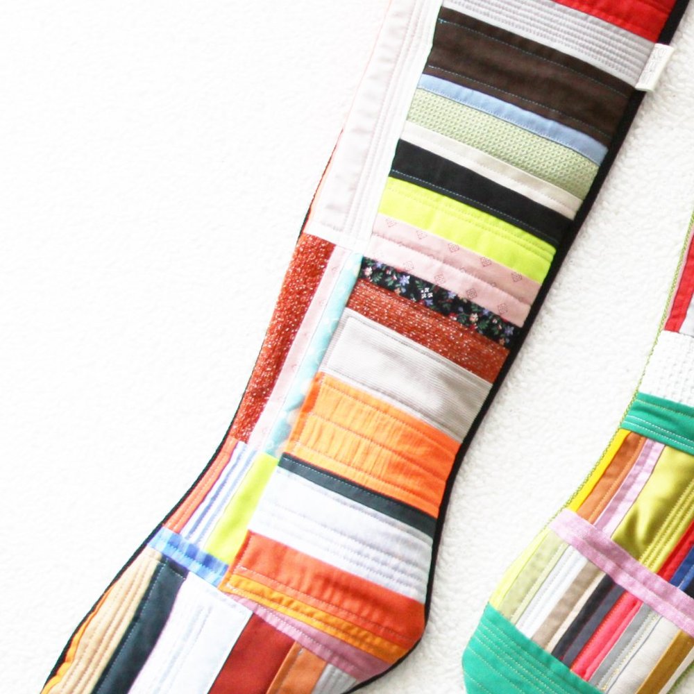 LAST CHANCE❗️12/31 - QUILTED HOLIDAY STOCKING - OOAK! (A) - Picture 8 of 10